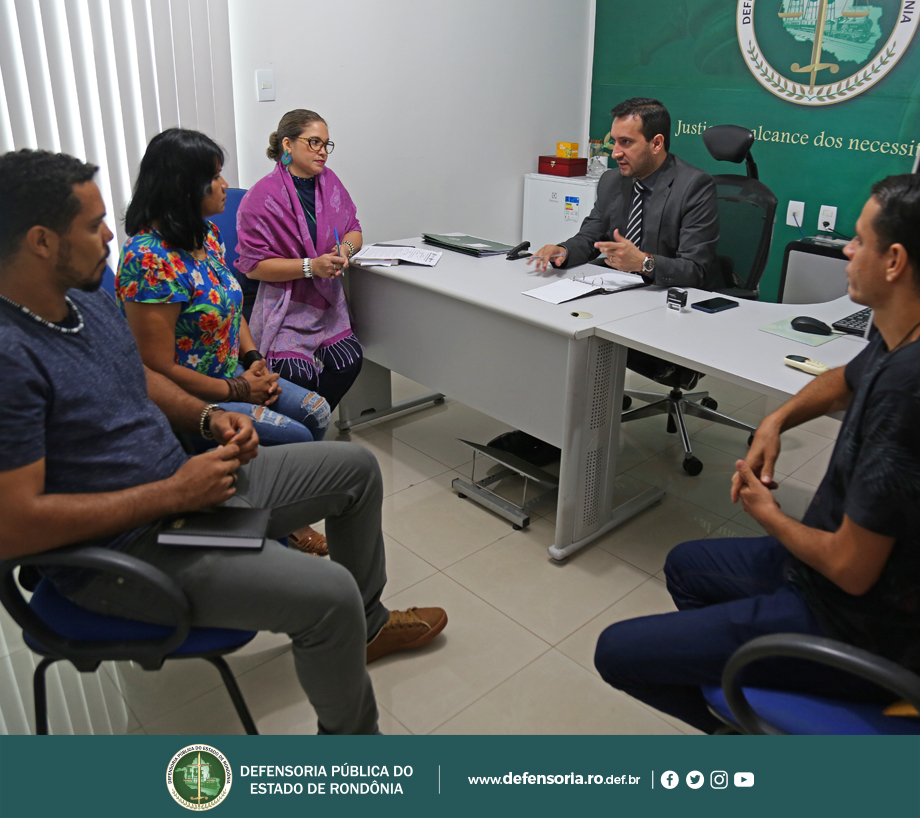 Corregedoria da DPE-RO recebe representantes do Conselho Indigenista Missionário e da aldeia Caracol