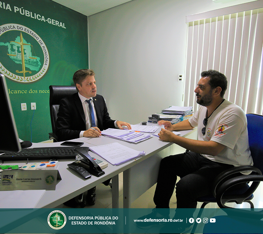Porto Velho: Defensoria recebe representante da Funai para discutir parcerias entre instituições