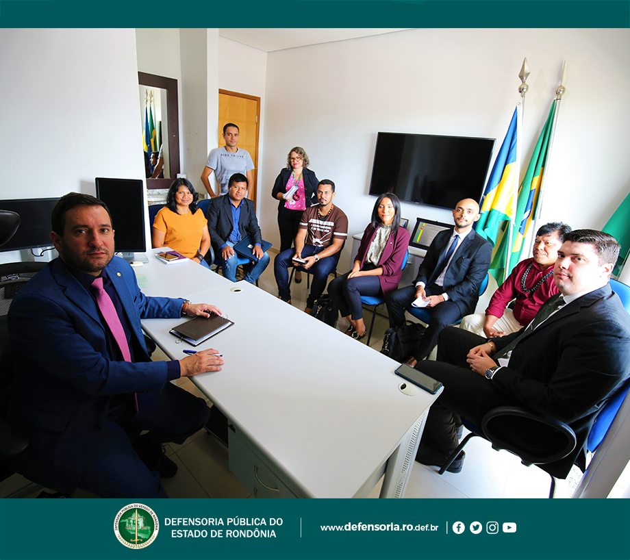 Defensoria Pública recebe representantes indígenas da etnia Karitiana