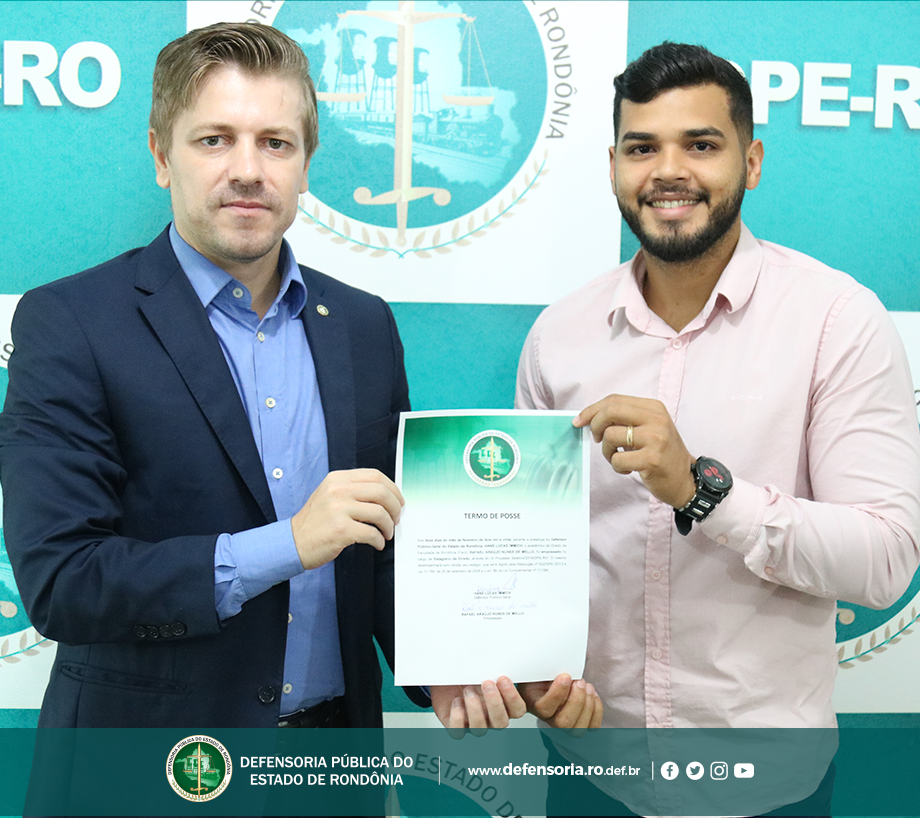Porto Velho: Posto de Atendimento da Defensoria na Zona Leste ganha novo estagiário