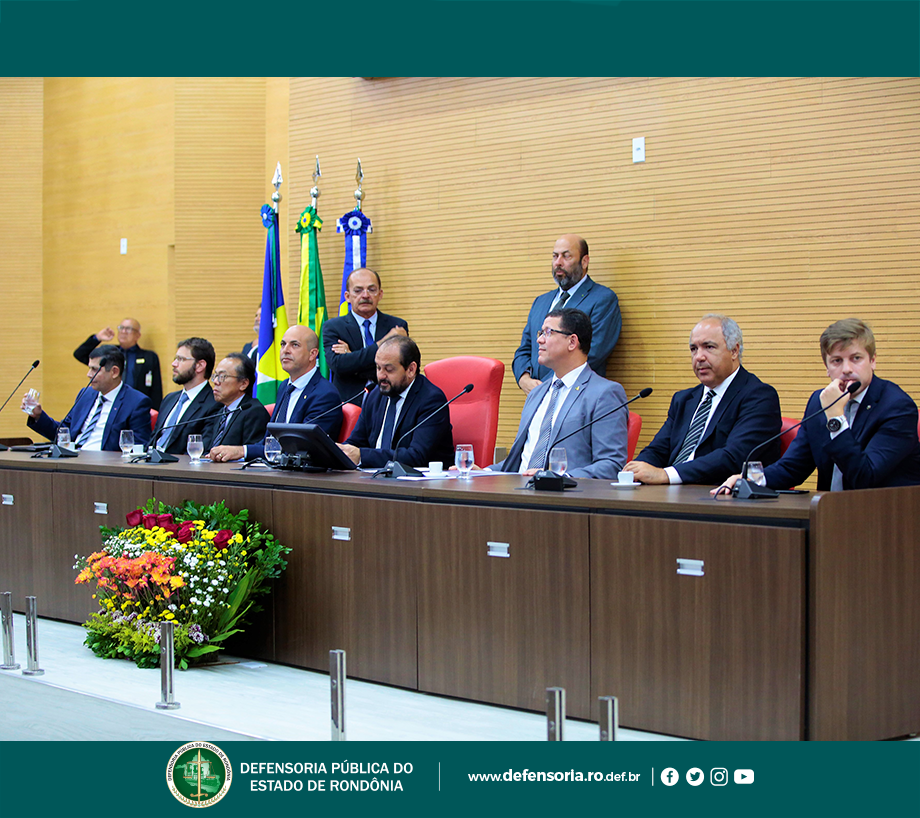 Defensor Público Geral participa de sessão solene de abertura do ano legislativo de 2020