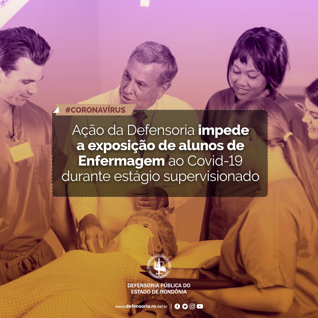 Ação da DPE impede a exposição de alunos de Enfermagem da Fimca ao Covid-19 durante estágio