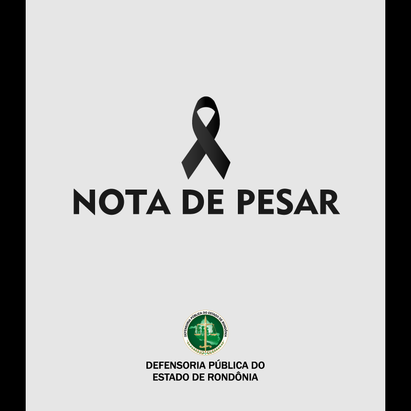 Nota de pesar pela morte de Valter José do Carmo, pai do deputado estadual Eyder Brasil