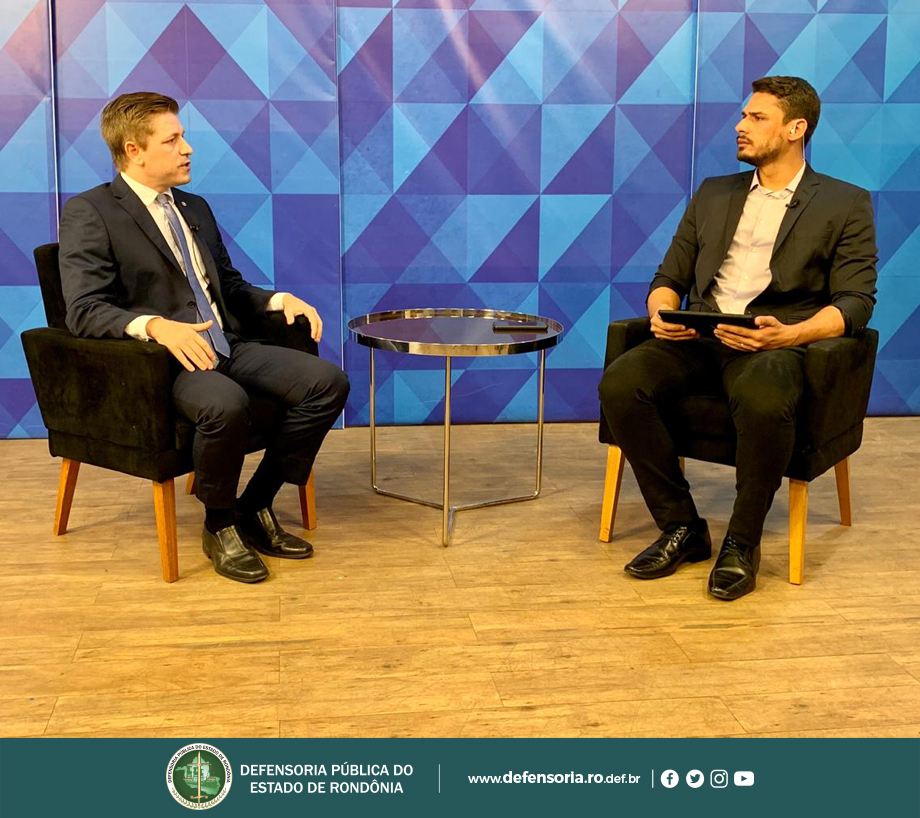 Defensor Público-Geral participa de entrevista no programa Radar Rondônia da Rede TV