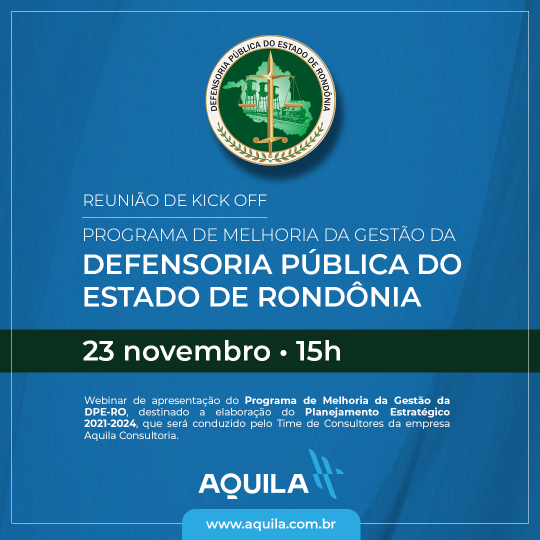 Equipes da DPE-RO participarão de reunião de pontapé inicial do programa de planejamento estratégico