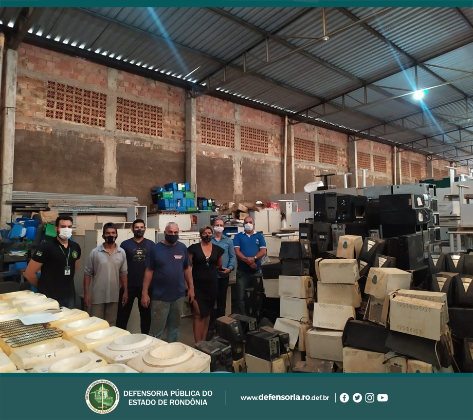 DPE-RO realiza doação de 6,5 toneladas de materiais não mais utilizados a APAE de Porto Velho