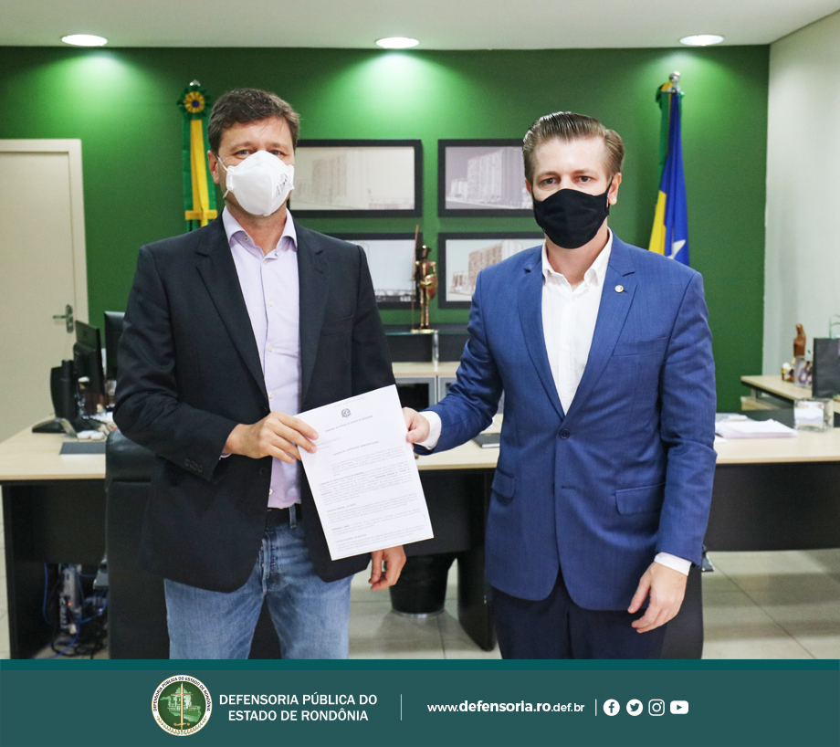 DPE-RO e TCE-RO assinam Termo de Cooperação Técnica para adoção de Sistema de Processo Eletrônico