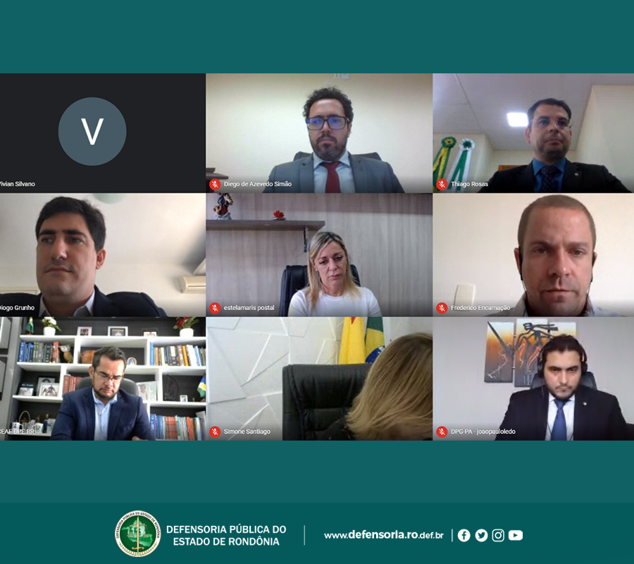 DPE-RO participa de sessão online de assinatura do termo de criação da revista científica Arandu