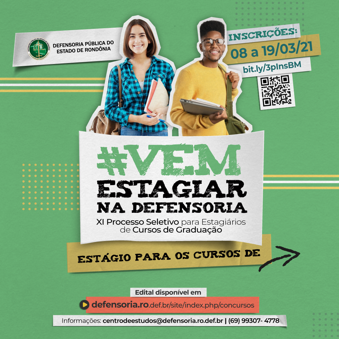 Inscrições Abertas: XI Processo Seletivo de Estágio e processo simplificado para Contabilidade