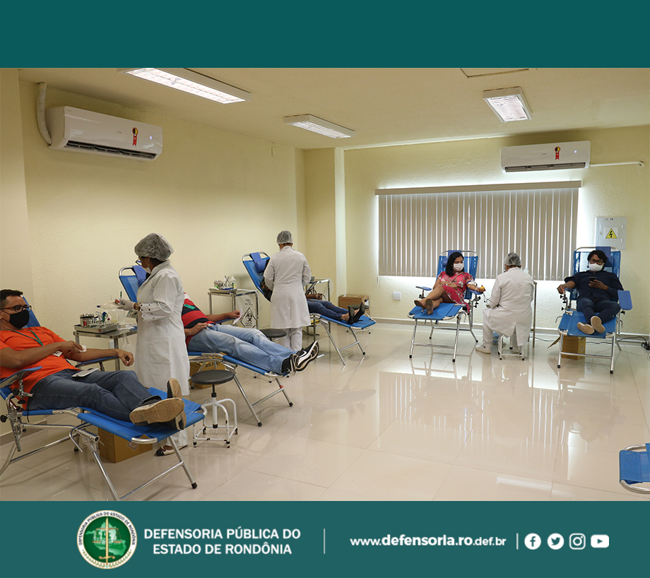 DPE-RO e Fhemeron arrecadam 31 bolsas de sangue e 21 cadastros para doação de medula óssea