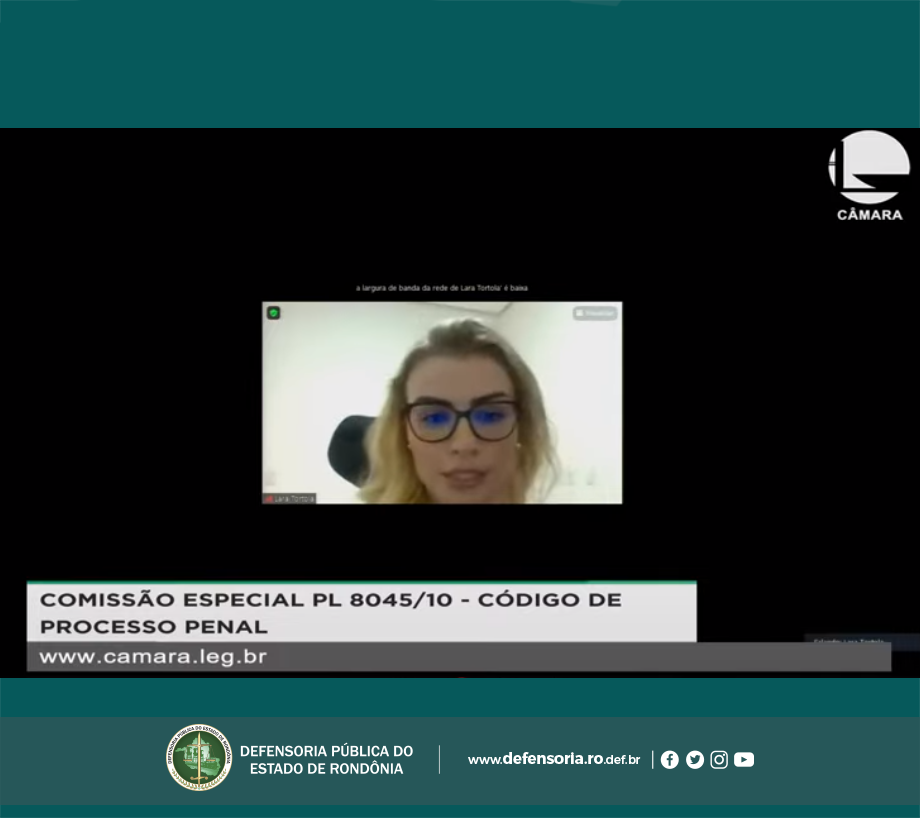 Defensora pública Lara Tortola participa de Audiência Pública na Câmara dos Deputados