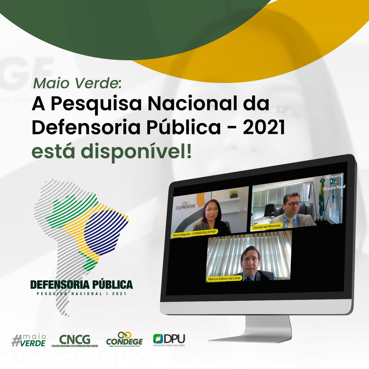 Conselho Nacional de Corregedores Gerais lança pesquisa nacional com dados das Defensorias Públicas