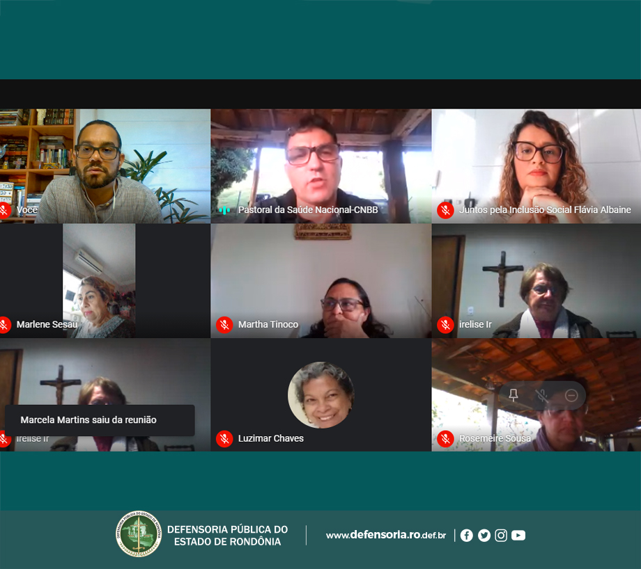 Defensores Públicos participam de projeto de Educação em Direitos da Pastoral Nacional da Saúde