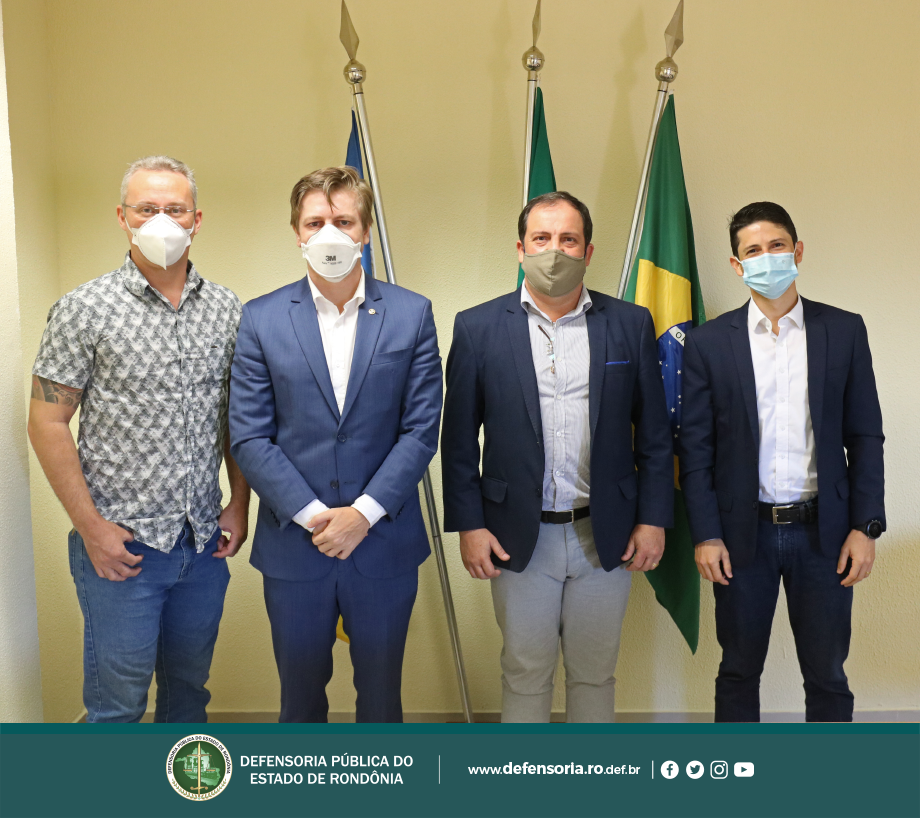 Juiz de Direito Johnny Clemes realiza visita institucional à Defensoria Pública