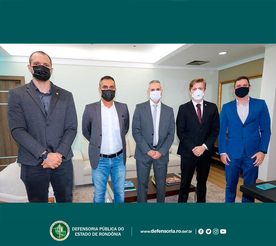Defensor Público-Geral, Hans Lucas Immich, realiza visita institucional ao Ministério Público