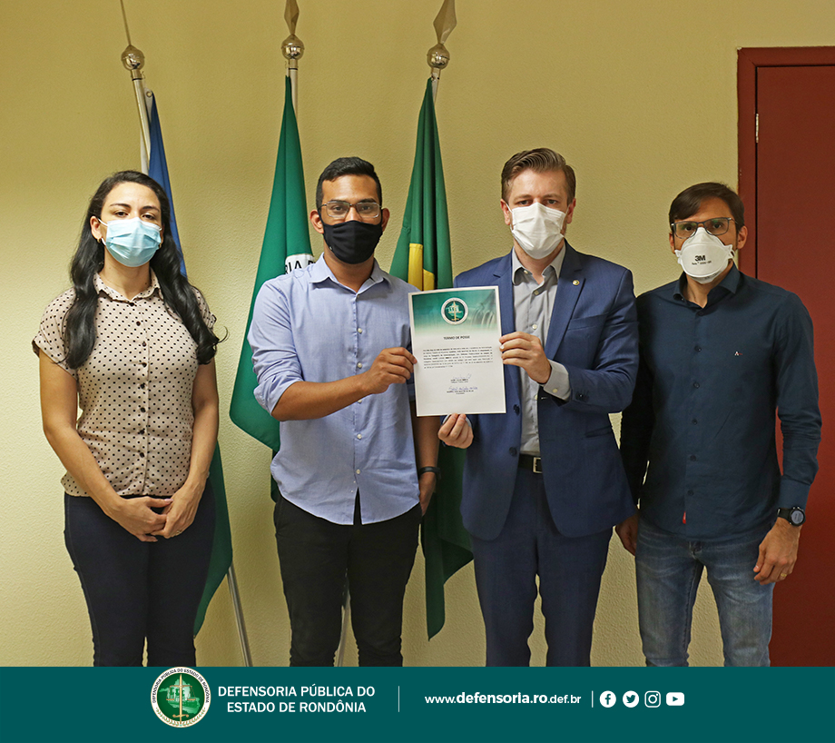 Acadêmico de Gestão Pública toma posse na Defensoria Pública do Estado de Rondônia