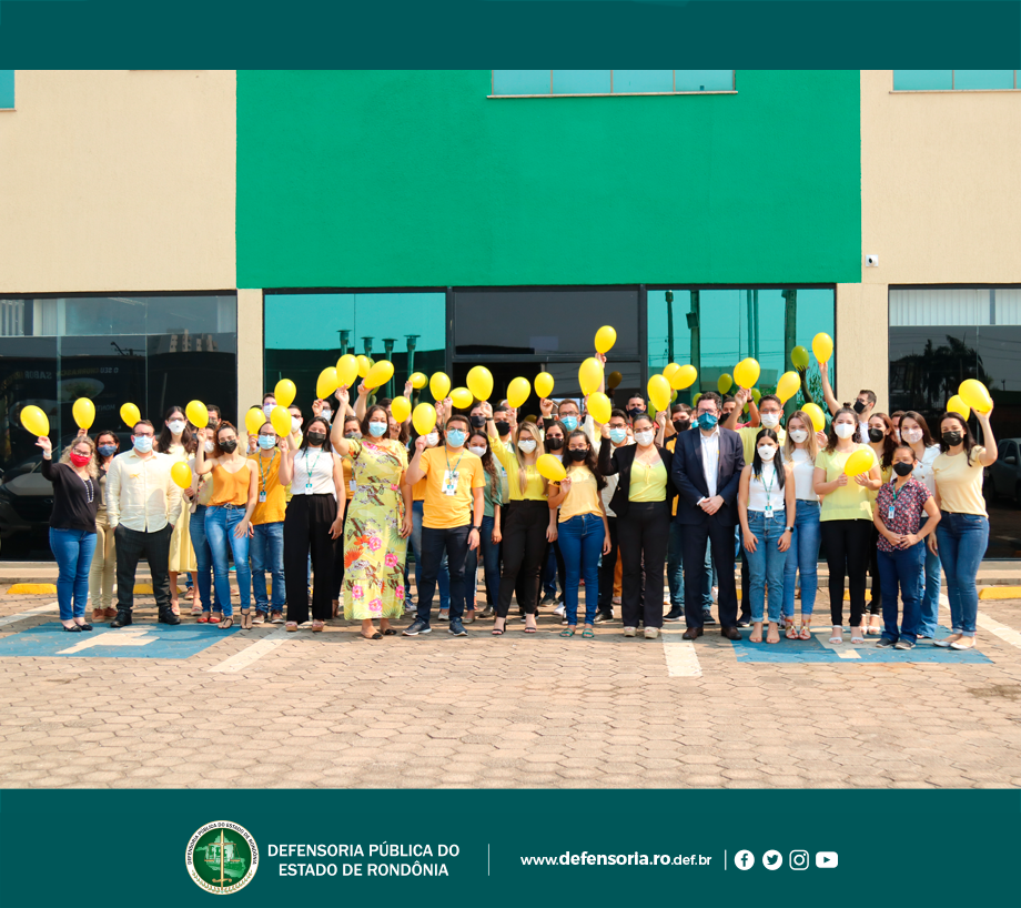 Defensoria Pública do Estado de Rondônia celebra o Setembro Amarelo, mês de prevenção ao Suicídio