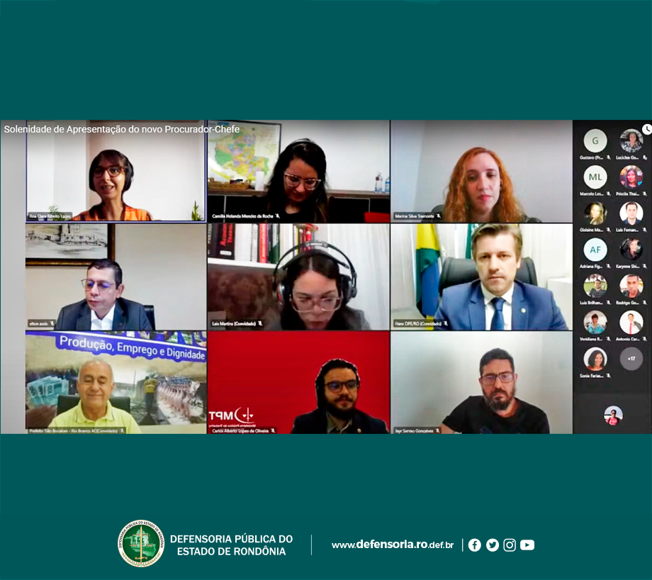 DPE-RO participa de solenidade de apresentação do novo Procurador-Chefe do MPT-RO
