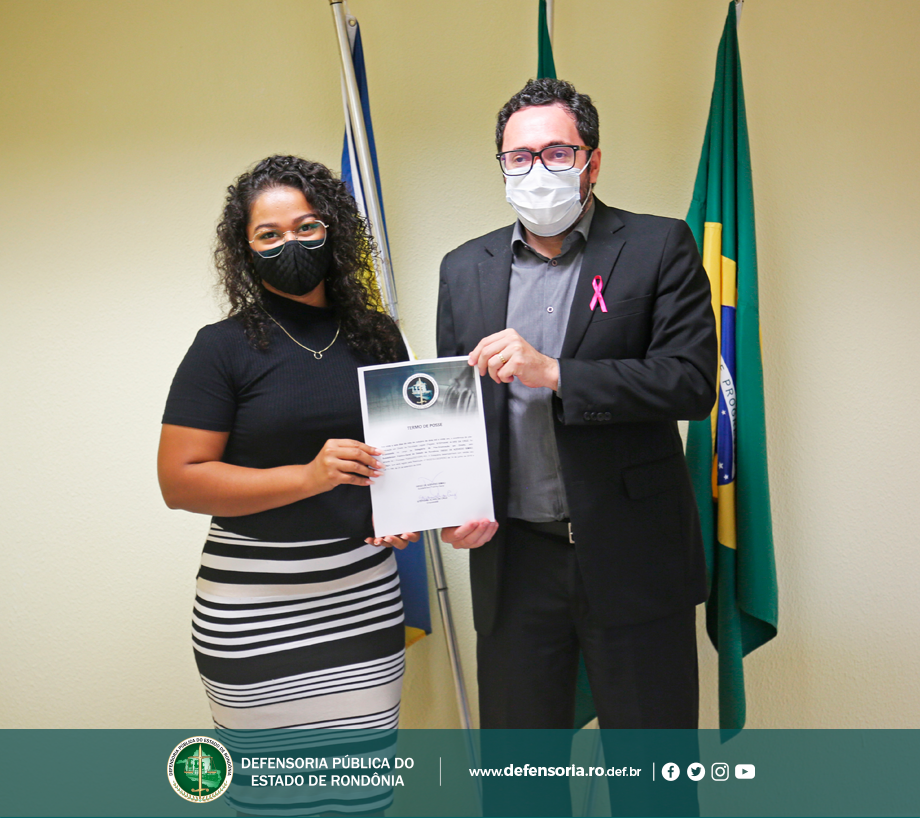 Nova estagiária de Pós-Graduação em Direito da DPE-RO atuará no Posto de Atendimento da Zona Leste