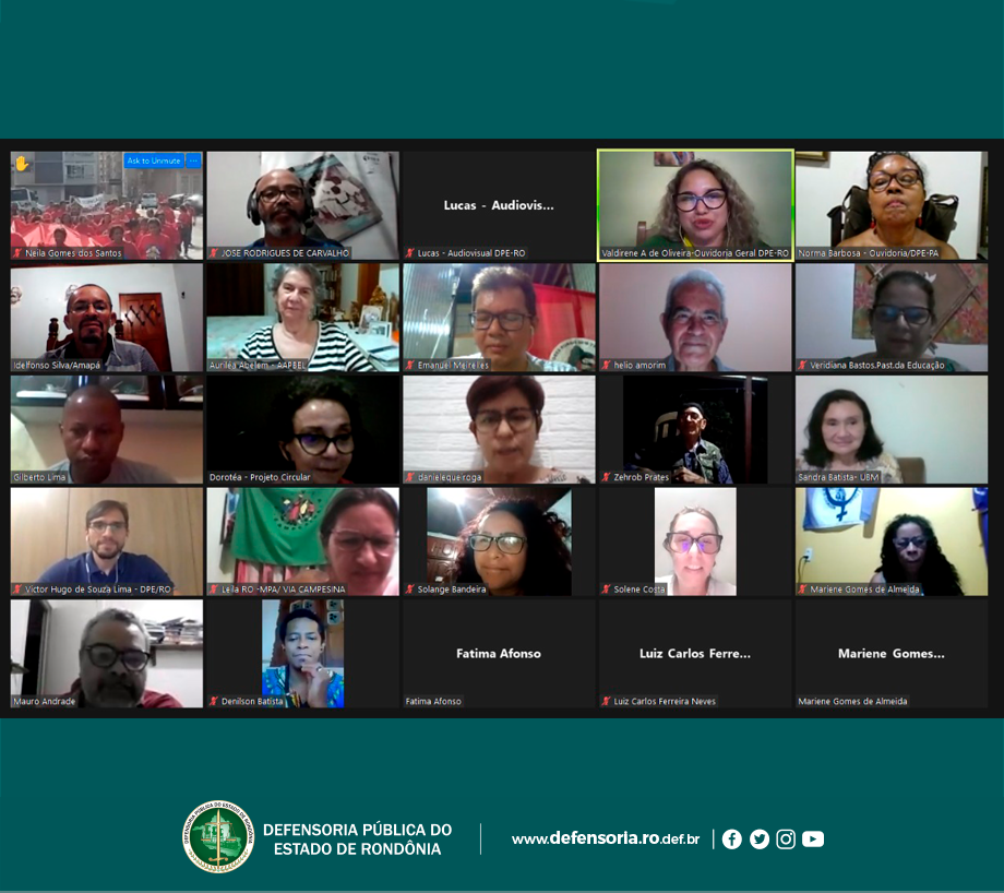 Ouvidoria da DPE-RO contribui contribui para construção dos ODUS em Conferência Livre na Amazônia