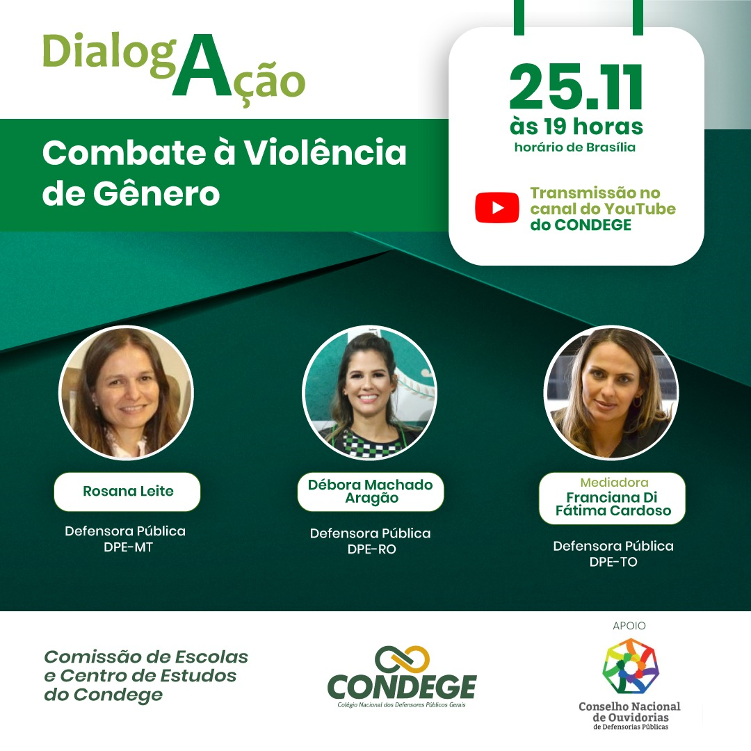 Defensoria Pública de Rondônia participa do projeto DialogAção do Condege