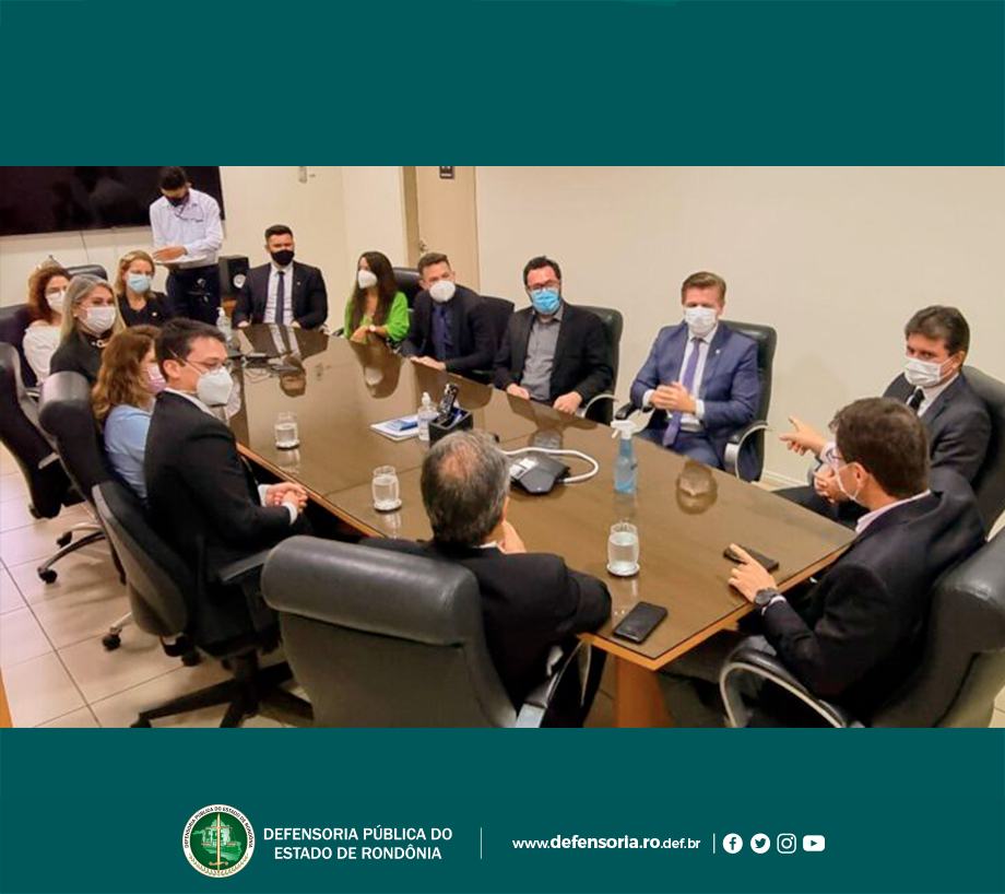 Defensor público-geral e novos defensores públicos fazem visita protocolar ao TCE-RO e MPC-RO
