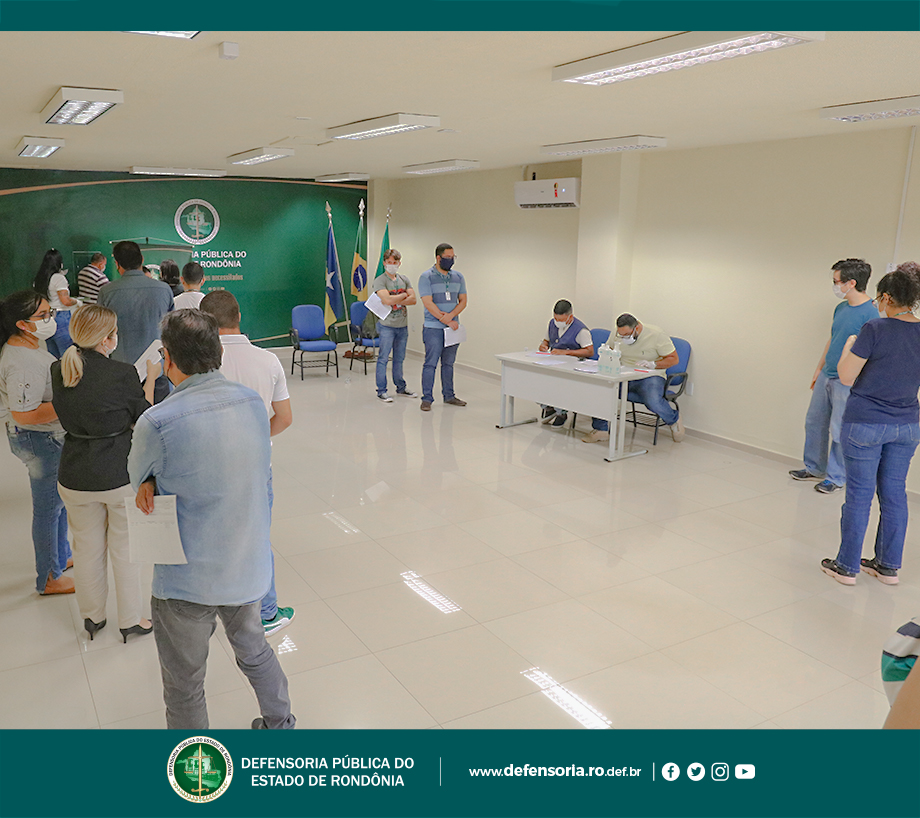 Defensoria Pública de Rondônia realiza testagem em massa para Covid-19 em equipe da instituição