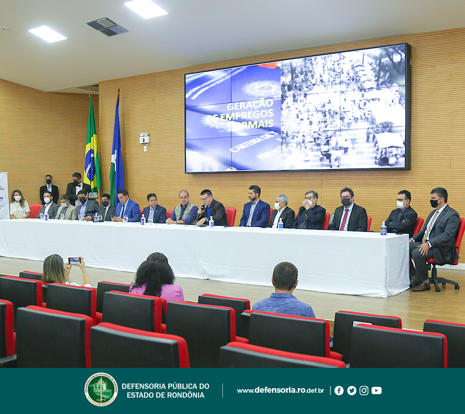 Defensoria Pública de Rondônia participa de reunião com ministro do Trabalho e Previdência Onix Lorenzoni