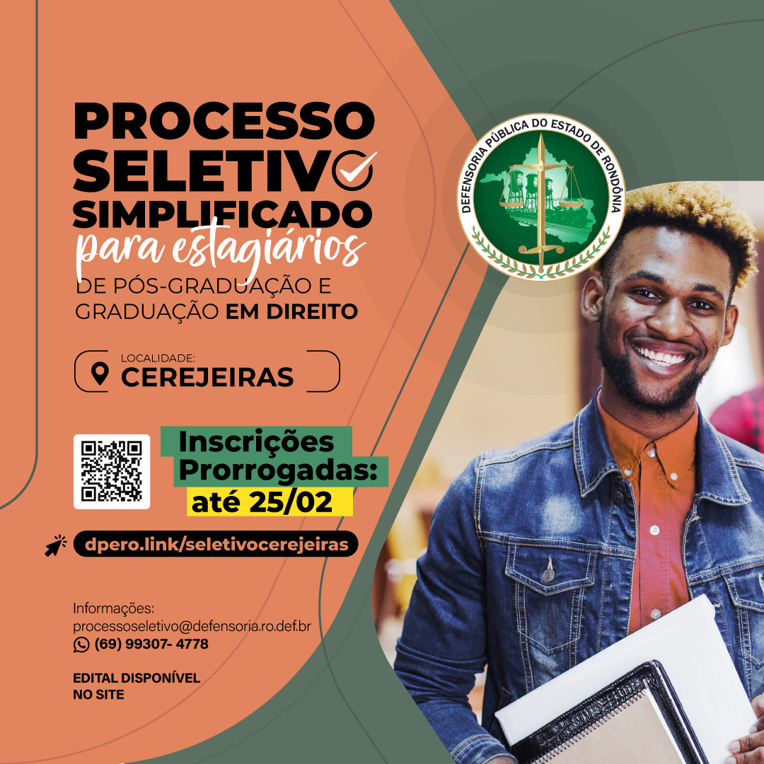 Inscrições para I Processo Seletivo Simplificado de Cerejeiras  prorrogadas