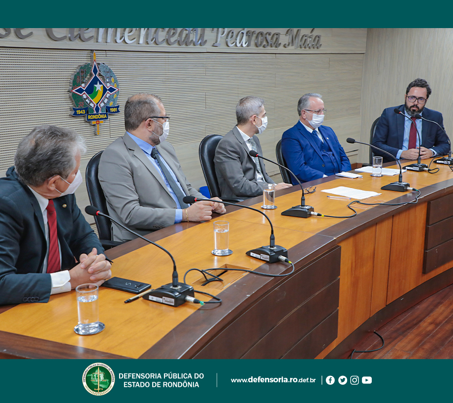 Defensoria Pública de Rondônia assina Termo de Cooperação Técnica para desenvolvimento da Política de Alternativas Penais do Estado