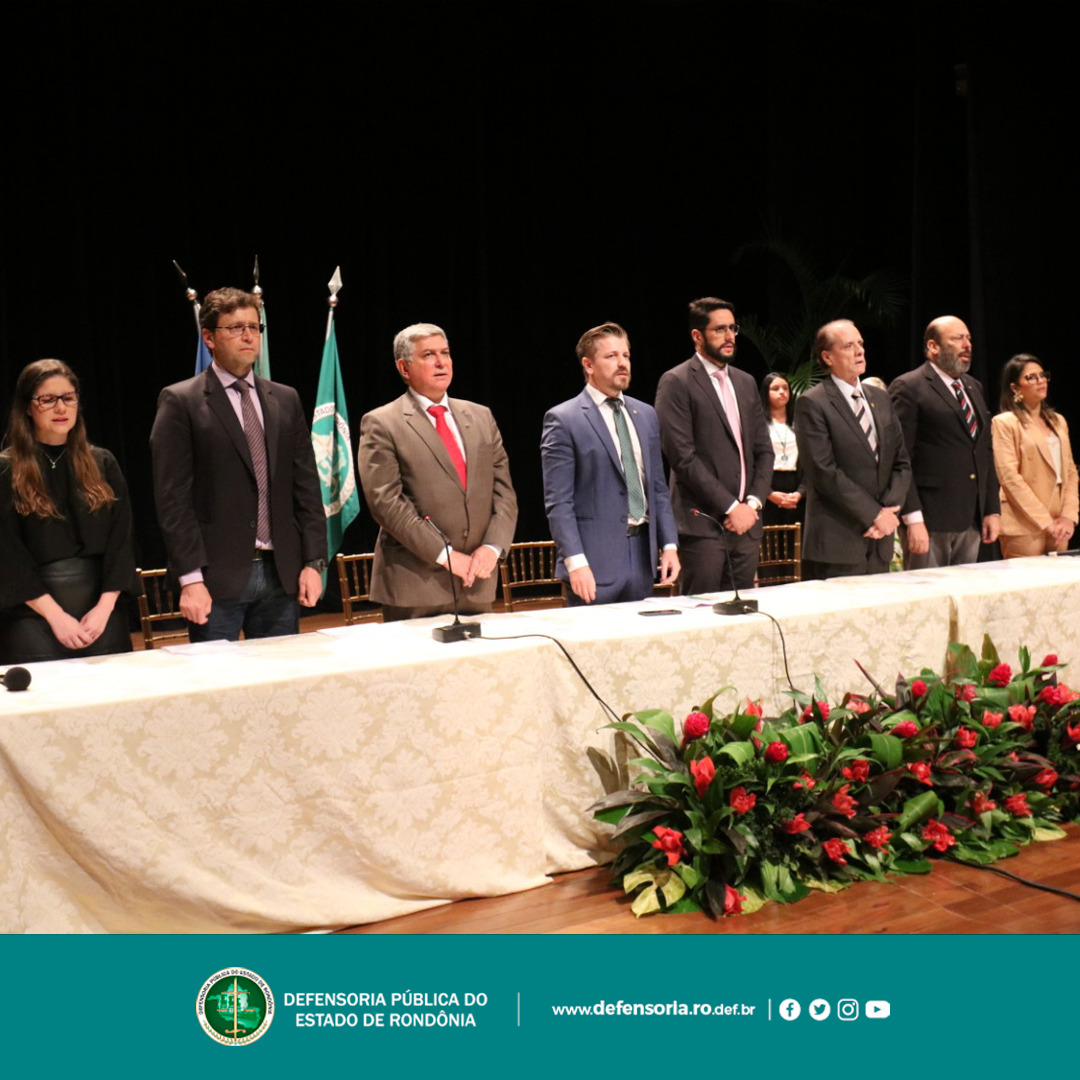 6º Congresso da Defensoria Pública do Estado de Rondônia marca o mês da Defensoria Pública no Teatro Guaporé