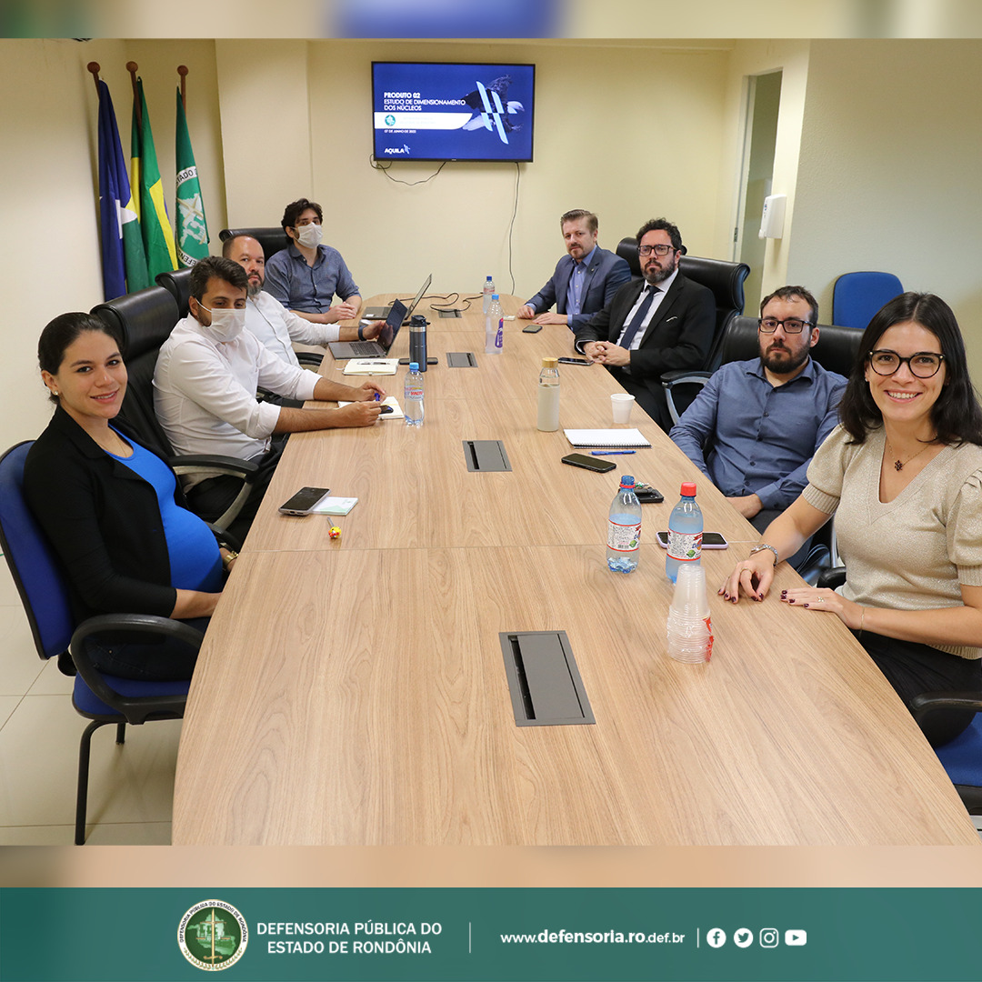 Planejamento Estratégico: comitê do planejamento estratégico da DPE-RO se reúne com os consultores do Instituto Aquila
