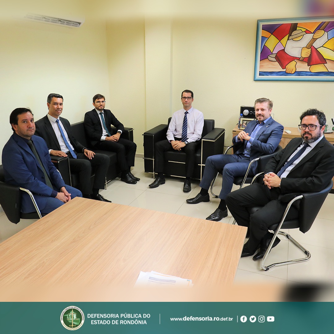Juiz Auxiliar do CNJ visita a Defensoria Pública de Rondônia.