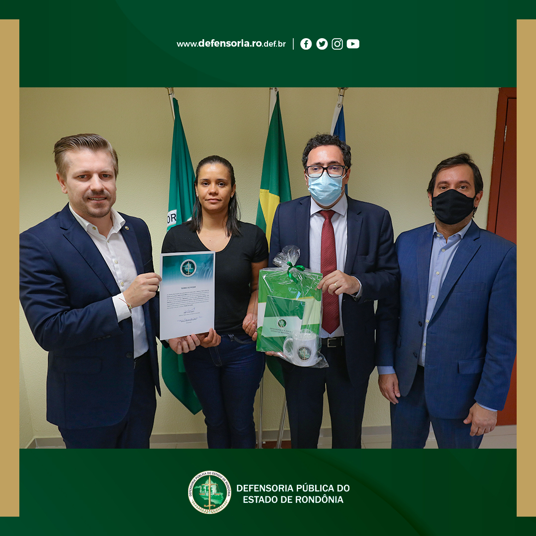 Defensoria empossa nova técnica administrativa para atuação no Núcleo de Ji-Paraná