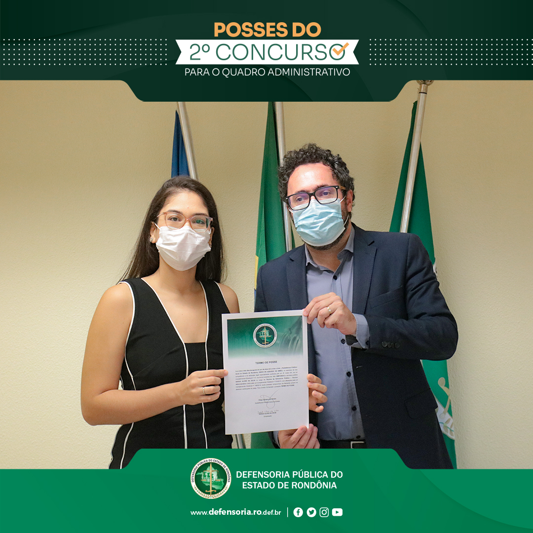 Defensoria Pública de Rondônia empossa nova técnica administrativa para instituição