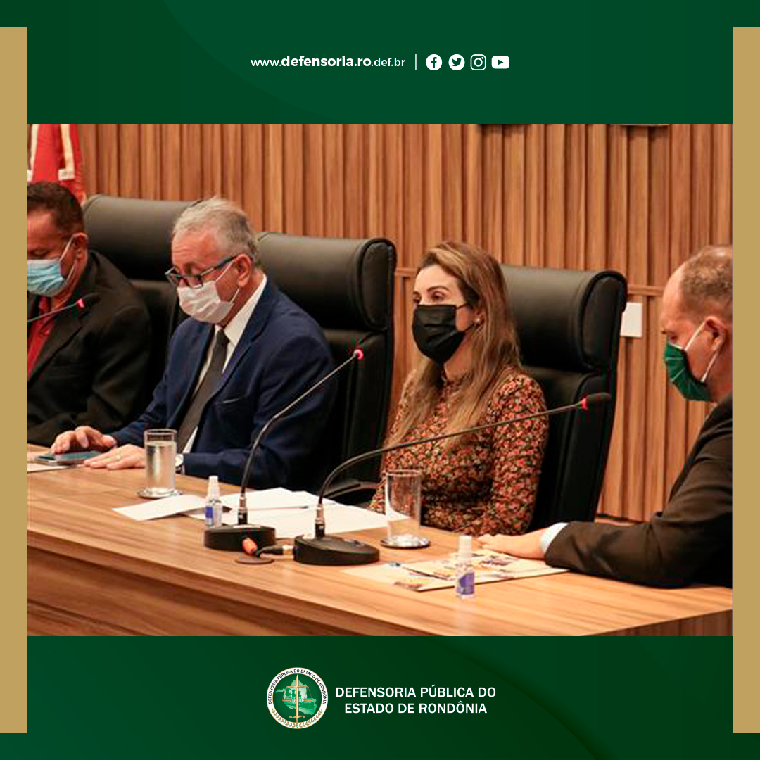 DPE-RO participa da cerimônia de assinatura de Termo de Fomento entre Governo e Acuda