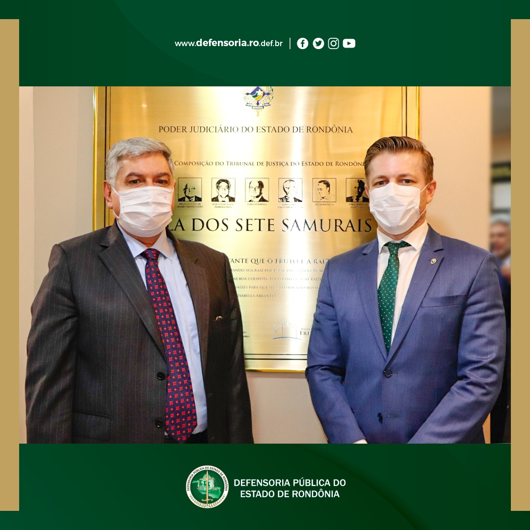 Defensor Público-Geral participa da inauguração da sala Sete Samurais no CCDH