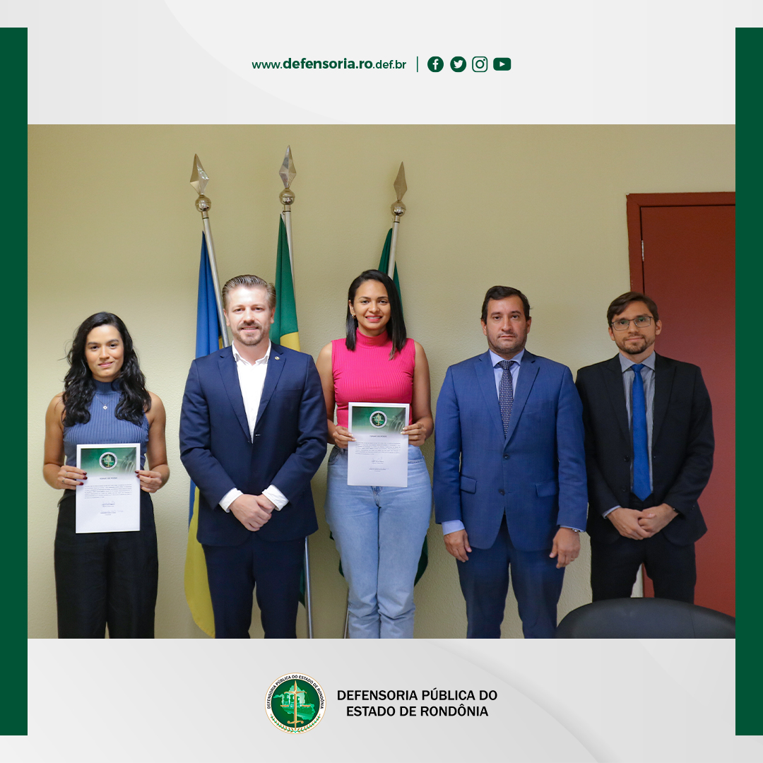 Defensoria Pública recebe novas estagiárias de Direito