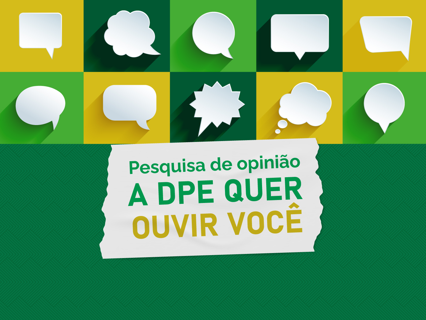 Pesquisa de opinião da Defensoria Pública demonstra que atendimentos atingem a 97% das expectativas e são considerados excelentes por 60% das assistidas e assistidos