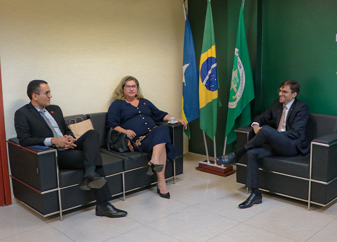 Defensoria Pública de Rondônia recebe visita institucional do Procurador Geral de Contas de Rondônia