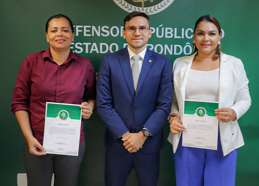 Defensoria Pública do Estado de Rondônia empossa novas estagiárias de graduação