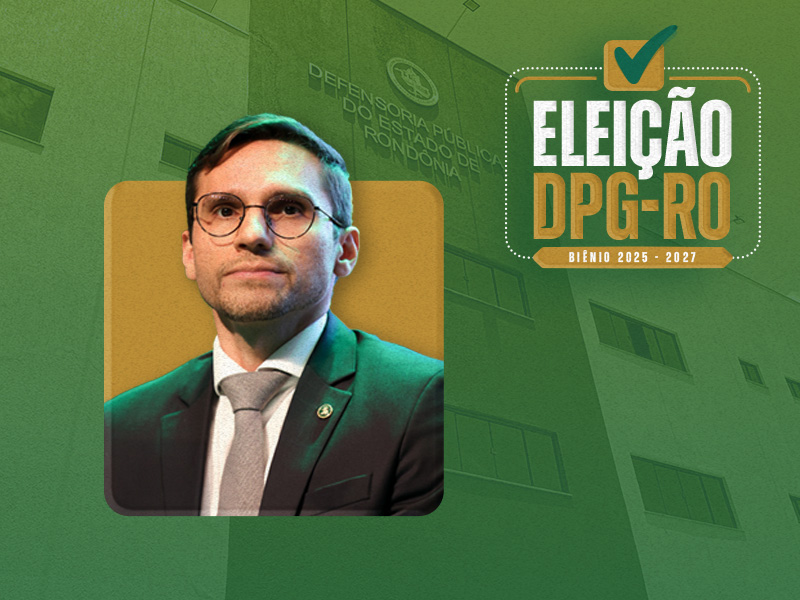 Após expressiva votação, Victor Hugo de Souza Lima deve ser reconduzido ao cargo de Defensor Público-Geral