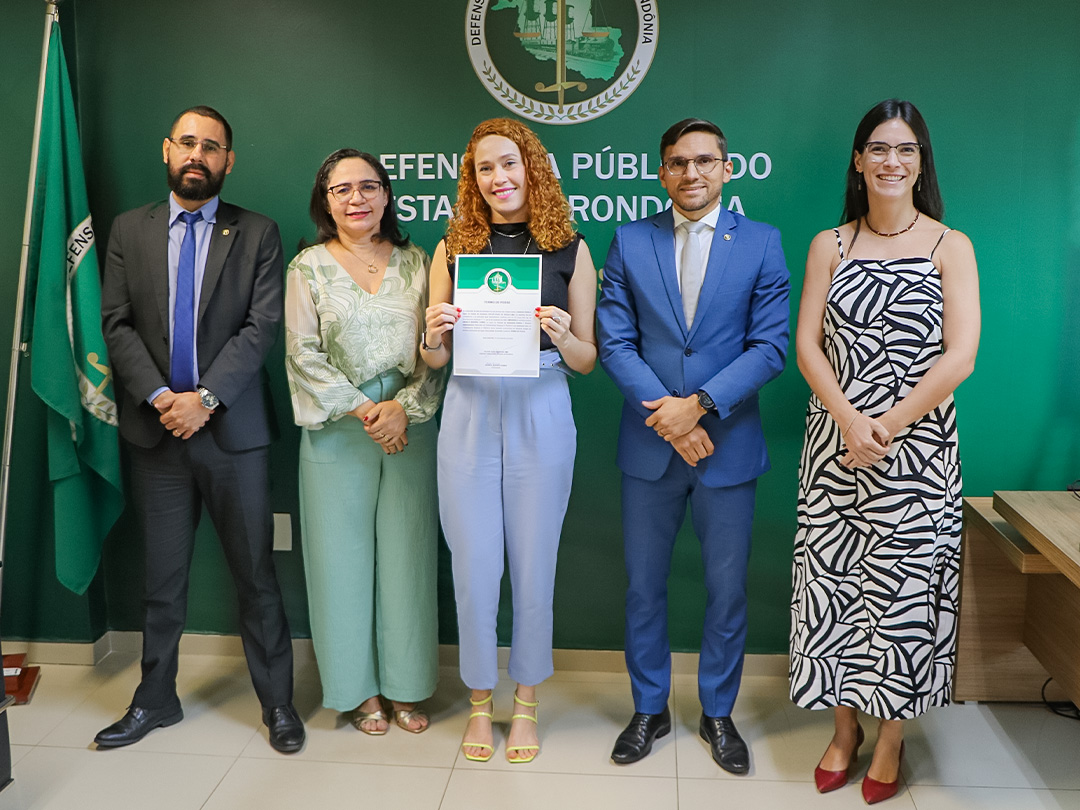 Defensoria Pública empossa nova servidora técnica-administrativa, Daniele Gomes